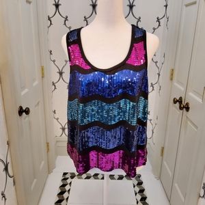 Sequins party top. Large.